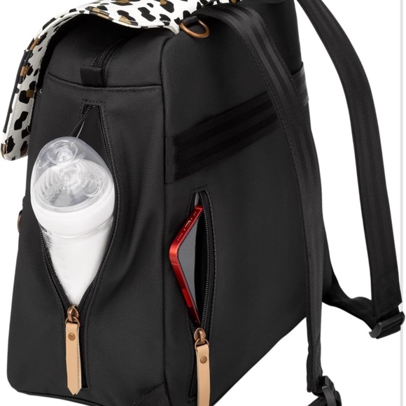 Petunia pickle bottom meta backpack moon leopard diaper bag - Picture 2 of 8